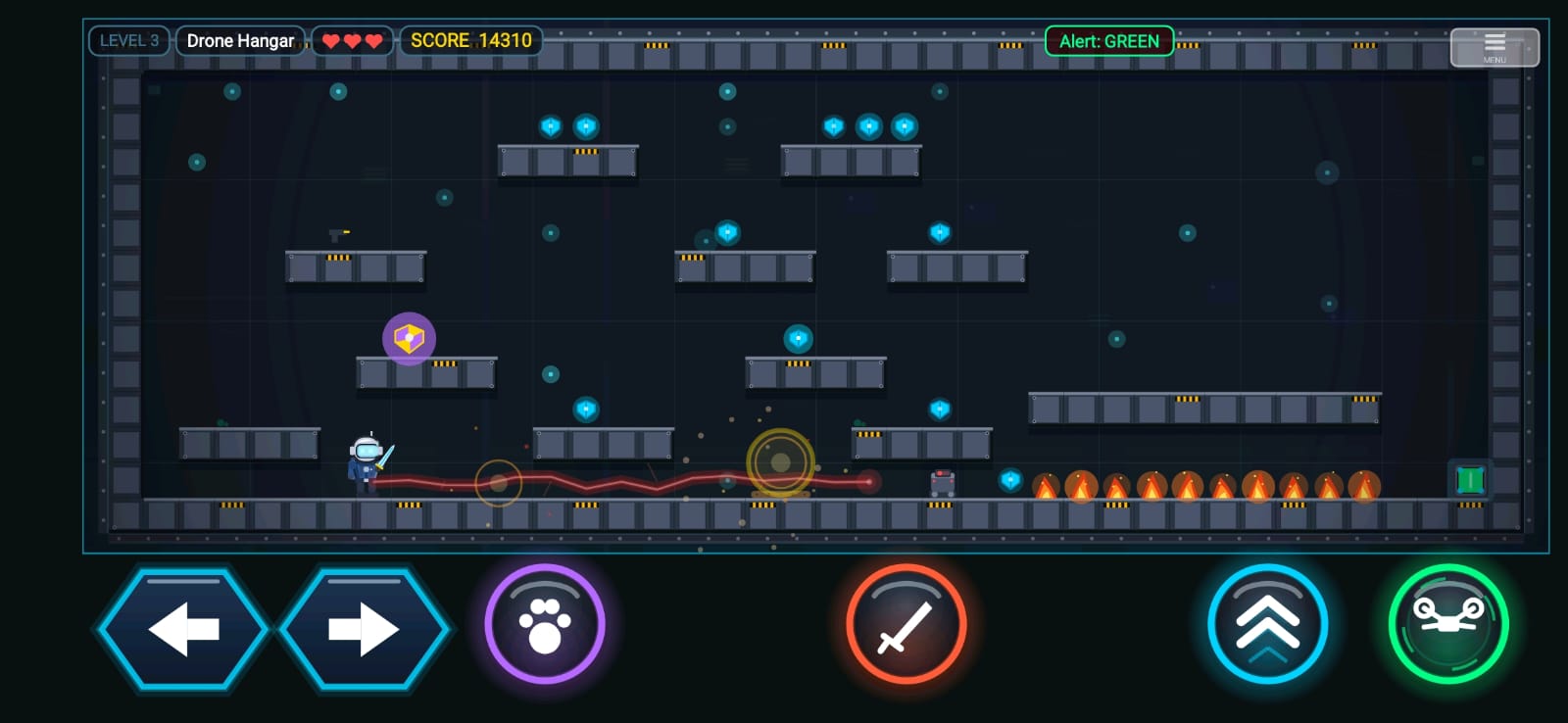 Kobi Tales trap-filled platforming level
